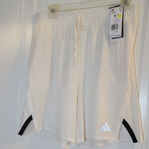 NWT White Adidas Gym Shorts